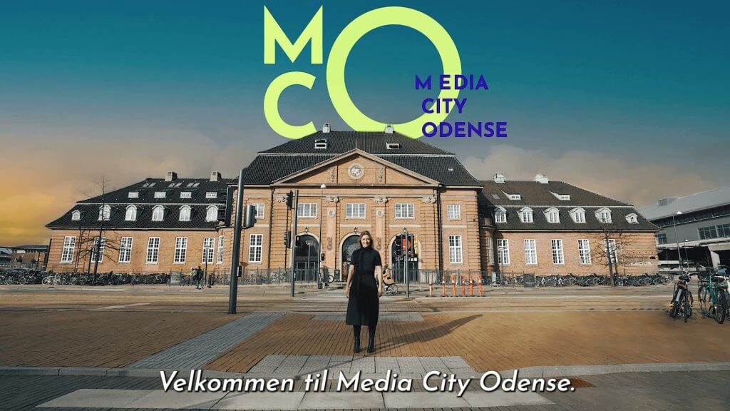 Thumbnail til branding video for Media City Odense