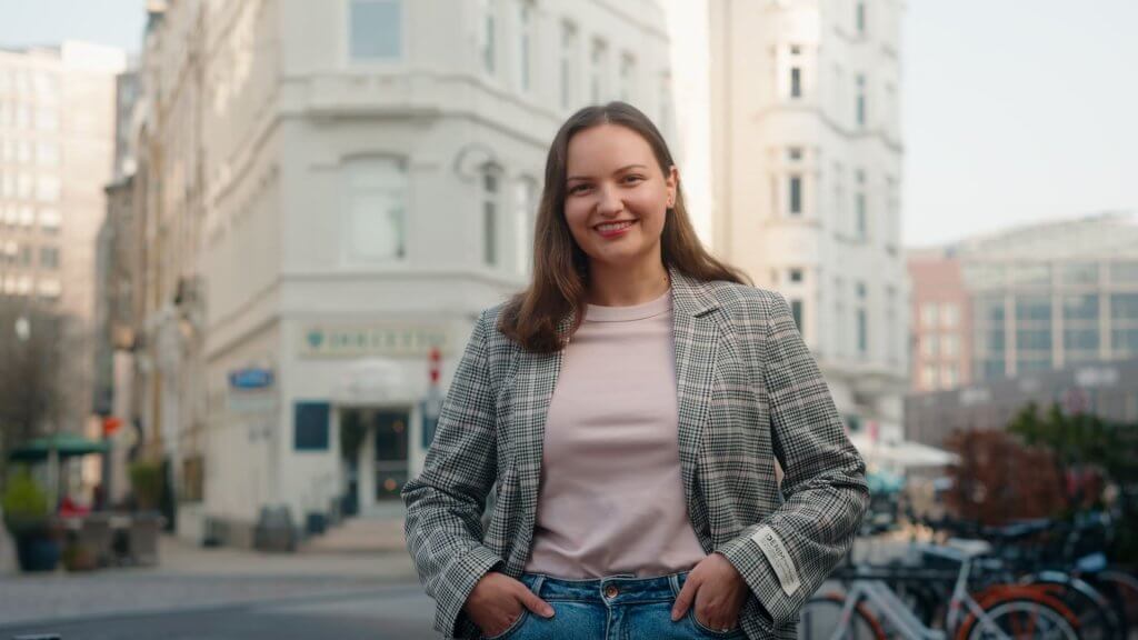 Portrætvideo til messestand